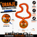 Bier Teller | Custom | Oranje Voetbalketting