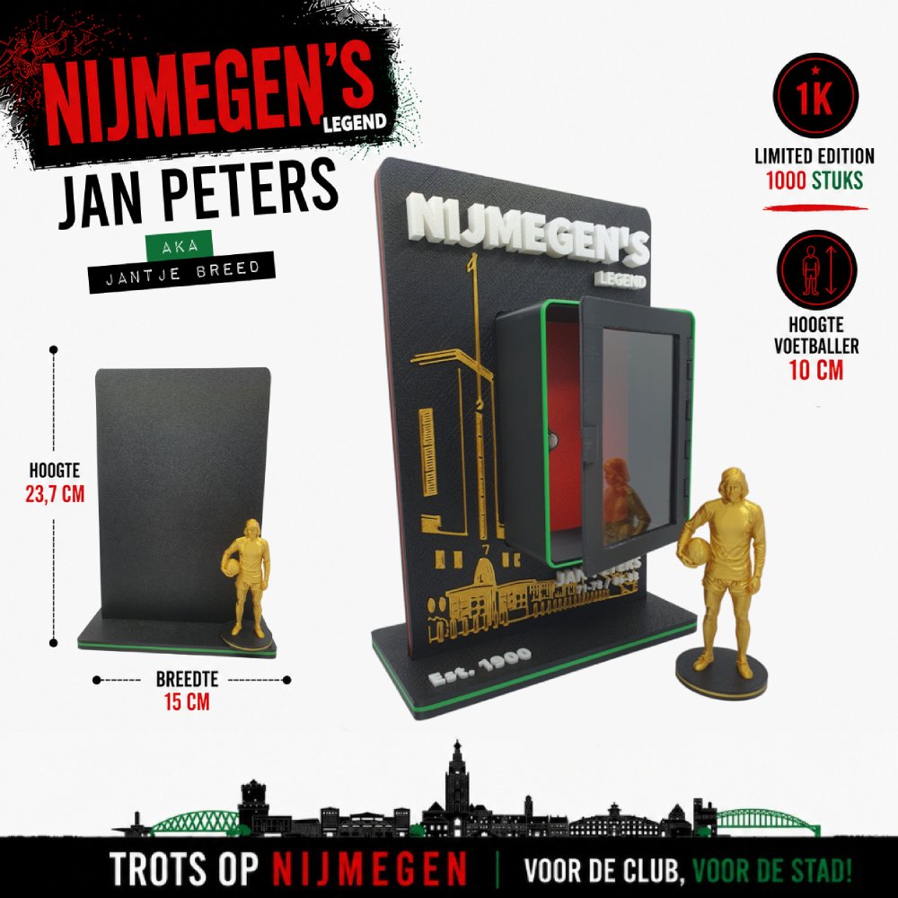 Nijmegen´s Legend | Voetbal Collectible | Jan Peterse